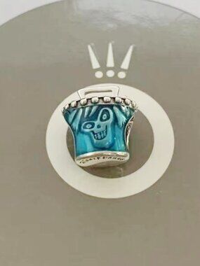 Disney Parks Pandora Hatbox Ghost The Haunted Mansion Charm Nib 2023 WDW DL